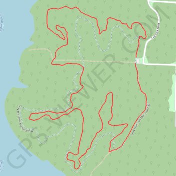 Trace GPS Flemming Park Trail Running, itinéraire, parcours