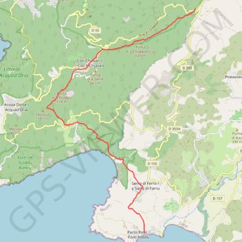 Trace GPS CCT Sud Etape1, itinéraire, parcours