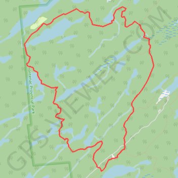 Trace GPS Arkon Lake Loop, itinéraire, parcours