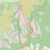 Trace GPS Les gorges de Colombières - retour sentier des Fleysses, itinéraire, parcours
