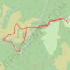 Trace GPS Pont de Montvert - Sud Mont Lozère Randonnée, itinéraire, parcours