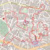 Trace GPS Les escaliers de Montmartre, itinéraire, parcours