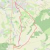 Trace GPS Le Mont Corbeau - Samer, itinéraire, parcours