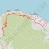 Trace GPS Stromboli Sciara del fuoco, itinéraire, parcours