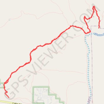Trace GPS Fisher Point via Fay Canyon, itinéraire, parcours