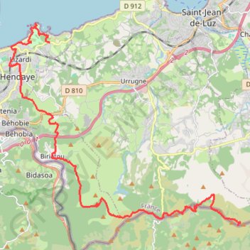 Trace GPS Traversée des Pyrénées - Étape 01, itinéraire, parcours
