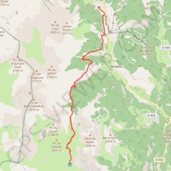Trace GPS Brunissard - Furfande (Tour du Queyras), itinéraire, parcours