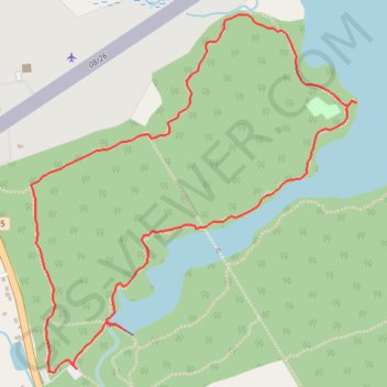 Trace GPS Irishtown Park Loop, itinéraire, parcours
