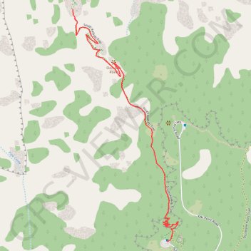 Trace GPS Cedar Ridge via South Kaibab Trail, itinéraire, parcours