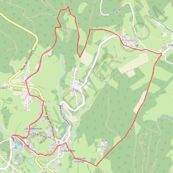 Trace GPS Parc du Morvan - Anost, itinéraire, parcours