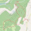 Trace GPS Gouffre de Bourmillon, itinéraire, parcours