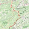 Trace GPS GTJ 82 km Mandeurre - Le pissoux, itinéraire, parcours