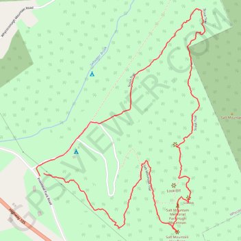 Trace GPS Salt Mountain Loop, itinéraire, parcours