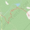Trace GPS Le Mont du Lac des Cygnes, itinéraire, parcours