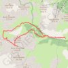 Trace GPS Mont Rougnous, itinéraire, parcours