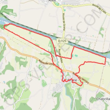 Trace GPS Vallée de la Drôme Diois - Les Ramières, itinéraire, parcours