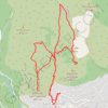 Trace GPS 2021 02 19 - baou de la Gaude baou de St Jeannet, itinéraire, parcours