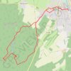 Trace GPS Baccarat, circuit de la roche du Serpent, itinéraire, parcours