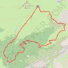 Trace GPS Samoëns, chalets de Bostan, col de la Golèse, itinéraire, parcours