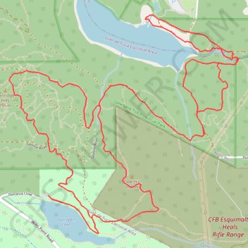 Trace GPS Durrance Lake - Tod creek and inlet, itinéraire, parcours