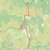 Trace GPS Le Pont de Montvert - Gite Bleymard, itinéraire, parcours