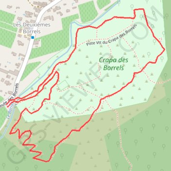 Trace GPS Hyères - Boucle du Crapa, itinéraire, parcours