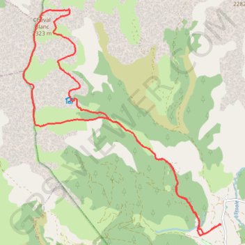 Trace GPS Thorame cheval blanc 2019-06-23-01, itinéraire, parcours