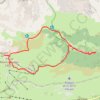 Trace GPS Pic de Montarrouyes en circuit depuis Lurgues, itinéraire, parcours