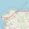 Trace GPS Camino Del Norte et Camino Portugais par la cÃ´te, itinéraire, parcours