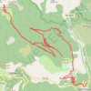 Trace GPS Mont Aucellier depuis l'arboretum de Roure, itinéraire, parcours