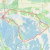 Trace GPS Aigues mortes – Tour de Constance boucle au départ de Le Cailar, itinéraire, parcours