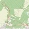 Trace GPS Chemin des vaches ahuy, itinéraire, parcours