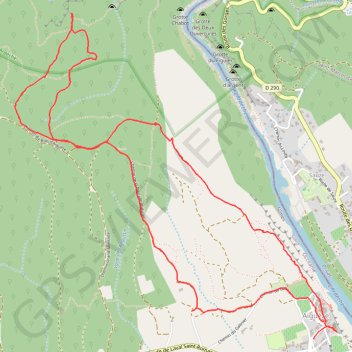 Trace GPS Petite rando au dessus de l'ardèche au départ d'Aiguèze, itinéraire, parcours