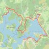 Trace GPS Du Barrage de Vassivière à Nergout, itinéraire, parcours