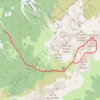 Trace GPS Dent du Pra, itinéraire, parcours