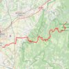 Trace GPS Tour vers les Baraques, itinéraire, parcours