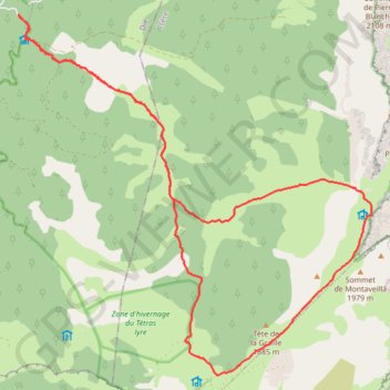 Trace GPS Trail au Pied du Grand Veymont - Saint-Agnan, itinéraire, parcours