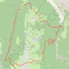 Trace GPS Montagne du Lachat - Col du Perthuis, itinéraire, parcours