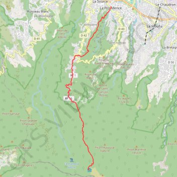 Trace GPS La Réunion, la grande traversée par le GRR2, itinéraire, parcours