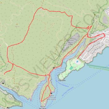Trace GPS Cassis - Les calanques de Port Miou et Port Pin, itinéraire, parcours