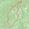 Trace GPS La Crête de Saint Amand, itinéraire, parcours