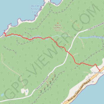 Trace GPS Sentier de la Riviere, itinéraire, parcours