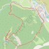 Trace GPS Cime de la pinatelle, itinéraire, parcours