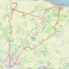 Trace GPS Bayeux East short loop, itinéraire, parcours