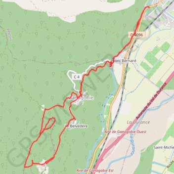 Trace GPS AAAA-11-22 14:30:40, itinéraire, parcours