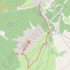 Trace GPS Montgenèvre - Le Janus en AR, itinéraire, parcours