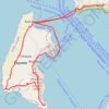 Trace GPS L'île de Thirasia, itinéraire, parcours