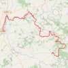 Trace GPS TCH2 52km Brigueuil Confolens, itinéraire, parcours