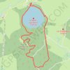 Trace GPS Lac Pavin en Auvergne, itinéraire, parcours