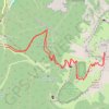 Trace GPS Chamechaude depuis le Col de Porte, itinéraire, parcours